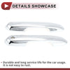 Toyota Rav4 (2019-2024) Silver Tone ABS 4 Pcs Car Door Handle Covers