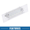 Porsche Boxster 2 x 6500K White LED License Plate Lights (1999-2004)