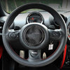 Dry Carbon Fiber Steering Wheel Center Logo Cover Fits Mini Cooper R55 R56 R60