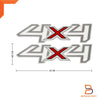 Ford Ranger PX T6 Silver 4x4 Side Cabin Rear Decal Sticker (2015-2018)