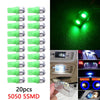Universal () 20 x T10 5050 5SMD LED Interior Dome Map Lights