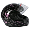 Motorcycle Size S M L XL Full Face Helmet DOT Flip Up