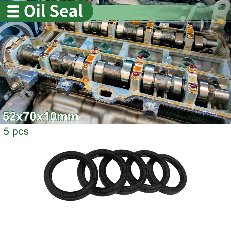Make Model Oil Seal Rotary Shaft Seal NBR Rubber 52x70x10mm