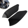 Harley Dyna, Heritage, Softail Black Air Batwing Fairing Wind Deflectors