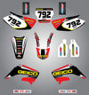 Honda CR 250 (2002-2014) Sonic Style Stickers Custom Graphics Full Kit