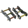 Mitsubishi Triton 2 x Lift Up 2" Rear Greasable Shackles Lift Kit (15-23)