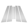BMW 7-Series Silver Tone 6 x Door Pillar Window Trim (2017-2022)