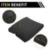 Dodge Ram Microfiber Leather Square Pattern Black Armrest Cover