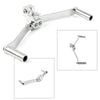 Motorcycle - Silver Aluminum Dual Way Gear Shift Lever Footrest Pedal Shifter