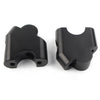 BMW F800R Black HandleBar Bar Risers Mount Clamp Adapter (2015-2017)
