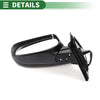 Toyota Yaris Hatchback Left Side Door Mirror Gloss Black (2006-2011)