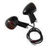 Harley Sportster XL Black LED Amber Rear Turn Signals (1992-2022)