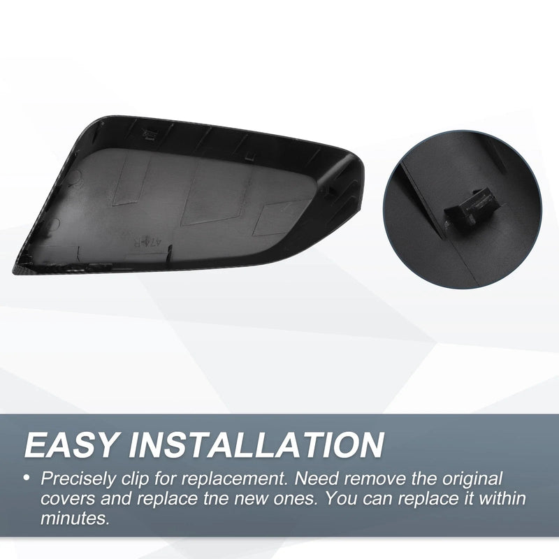 Chevrolet Impala 1x Rearview Mirror Cover Cap Black Carbon Fiber (14-20)