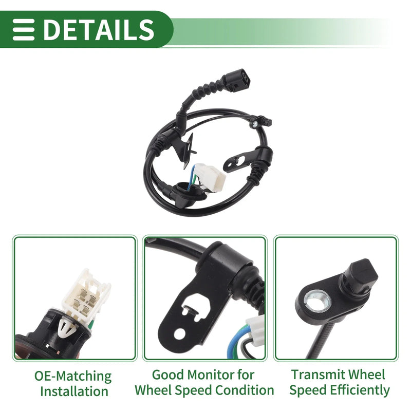Mazda CX-5 (2011-2023) 1 Pc ABS Wheel Speed Sensor