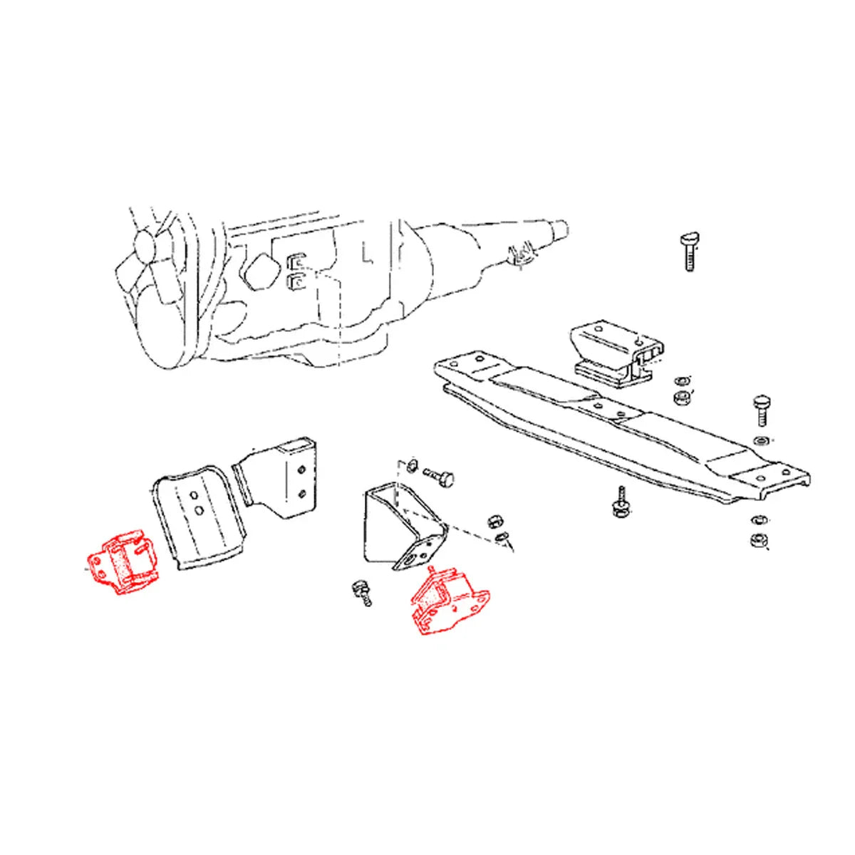 Front Engine Mount for Nissan Datsun 720 SD23 SD25 1980-1986