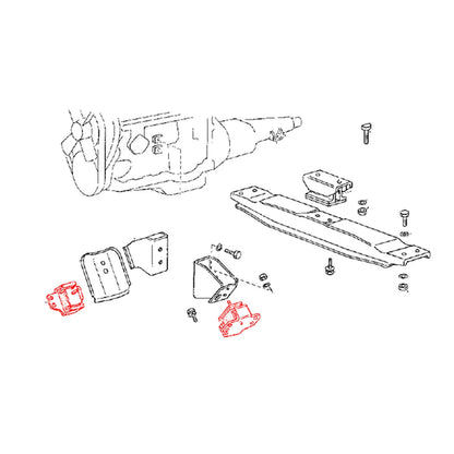 Front Engine Mount for Nissan Datsun 720 SD23 SD25 1980-1986