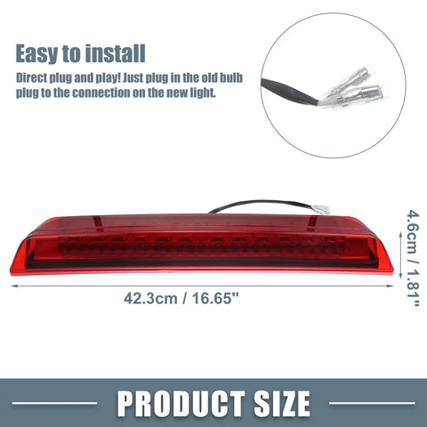 Nissan High Mount Stop Light (Chrome Tone Housing Red Lens)