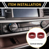 Toyota Tacoma Red Audio Volume Tune Switch Knob Cover Ring (2020-2023)