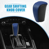 Honda Civic 10th Gen 2016 (2016) - Black with Blue Stitches Gear Shift Knob Cover