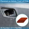 BMW X6 (2015-2019) Red 1 Pc Washer Nozzle Cover Cap
