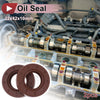 Oil Seal 22x42x10mm Rotary Shaft Seal FKM Rubber Brown 2 x Pcs