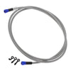 Motorcycles Oil Hose Line / 220cm / Brake Clutch Silver Tone