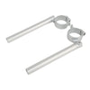 Suzuki GSXR600 750 Silver Clip-On Handlebars (2006-2010)