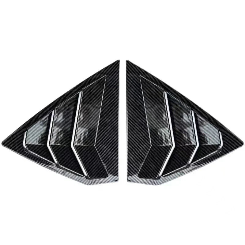 2x Carbon Look Side Window Louver Shutter Cover Trim Buick Regal (2017–2021)