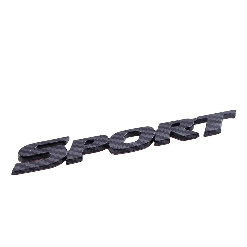 Universal Sk Carbon Fiber Style SPORT Logo Emblem Badge Sticker (N/A)
