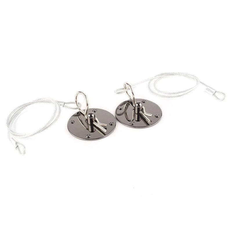 CNC Aluminum Racing Bonnet Hood Pin Lock Kit - Universal  Silver