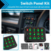 Polaris RZR Jeep SUV Boat Truck Smart RGB 12 Gang Switch Panel