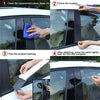 Flex 8 Pcs Glossy Black Door Window Trim Decal Covers (2019-2023)