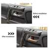 Toyota 4Runner Wood Grain Interior Car Door Handle Cover Trim 4 x (2017–2023)