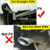 VOLVO S60 V60 XC60 Stainless Chrome Rear Exhaust Pipe Tail Muffler Tip (2011-2023)