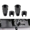 Car Black 6AN Male to 3/8" Quick Disconnect EFI Fuel Rail Adapter