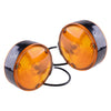 Truck Trailer Mirror 24V Amber Lollipop Earring Side Maker Lights