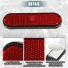 Motorcycle Red Spoke Reflective / 100x30mm / Self Adhesive