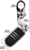 Harley Davidson 1-1/4" Chrome Highway Foot Pegs