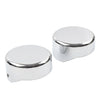 Harley Softail Breakout FXBR FXBRS Chrome Upper Fork End Caps (2018-2023)