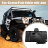 Jeep Wrangler JK License Plate Holder with Lamp (2007-2018)