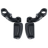 Matte Black 1 1/4'' 32mm Short Highway Bar Pegs Footpeg Pedal