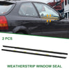 Honda Front Left & Right Weatherstrip Window Seal (2006-2011)