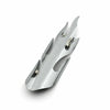 Motorcycle 9.75" Chrome Flame Guard Exhaust Pipe Heat Shield Cover