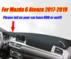 Mazda 6 Atenza Leather Dashboard Cover (2017–2019)