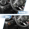 Jeep Wrangler Air Conditioner & Headlight Switch Knob Cover Set (2007-2018)
