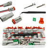 Car RV Truck Wiring Gray Waterproof Wire Connectors / Set 10 / Universal