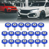 20 x Car Motorcycle Blue M6 Fender Bumper Washer Bolt Engine Bay Fastener