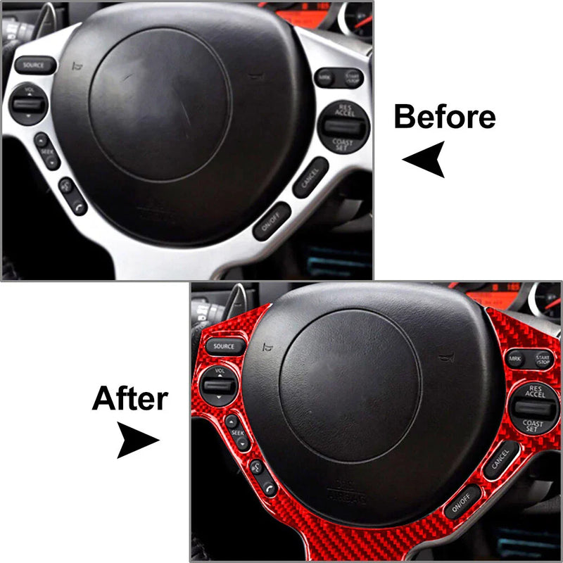 Nissan GTR R35 Steering Wheel Button Frame Cover Trim (2008-2016)