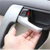Toyota Land Cruiser Prado 4 x ABS Silver Interior Door Handle Covers (2010-2018)