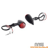 Universal Fit 10mm Black Bullet LED Turn Signal Lights